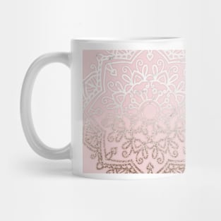 Pastel rose blush mandala Mug